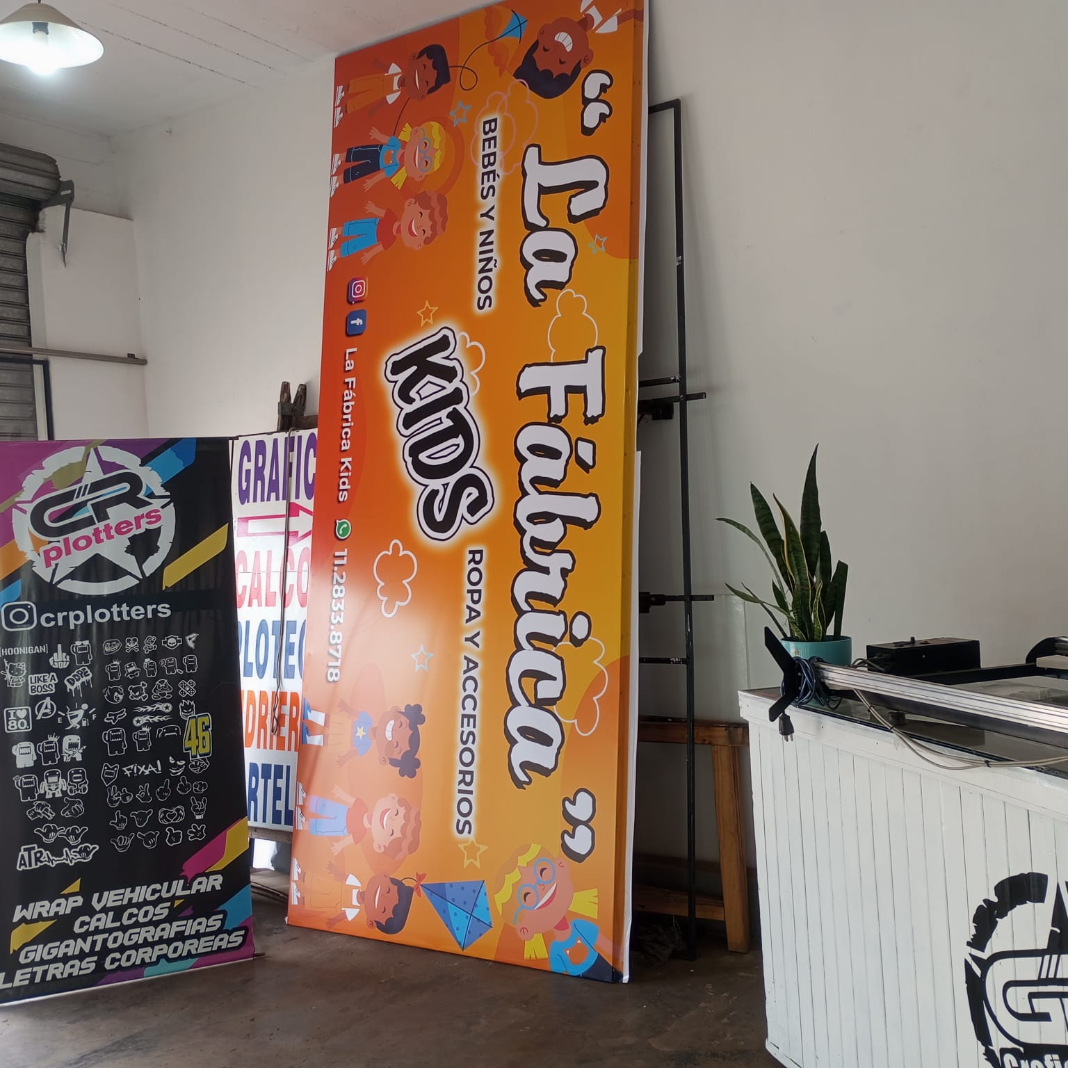 Cartel Tienda Niños