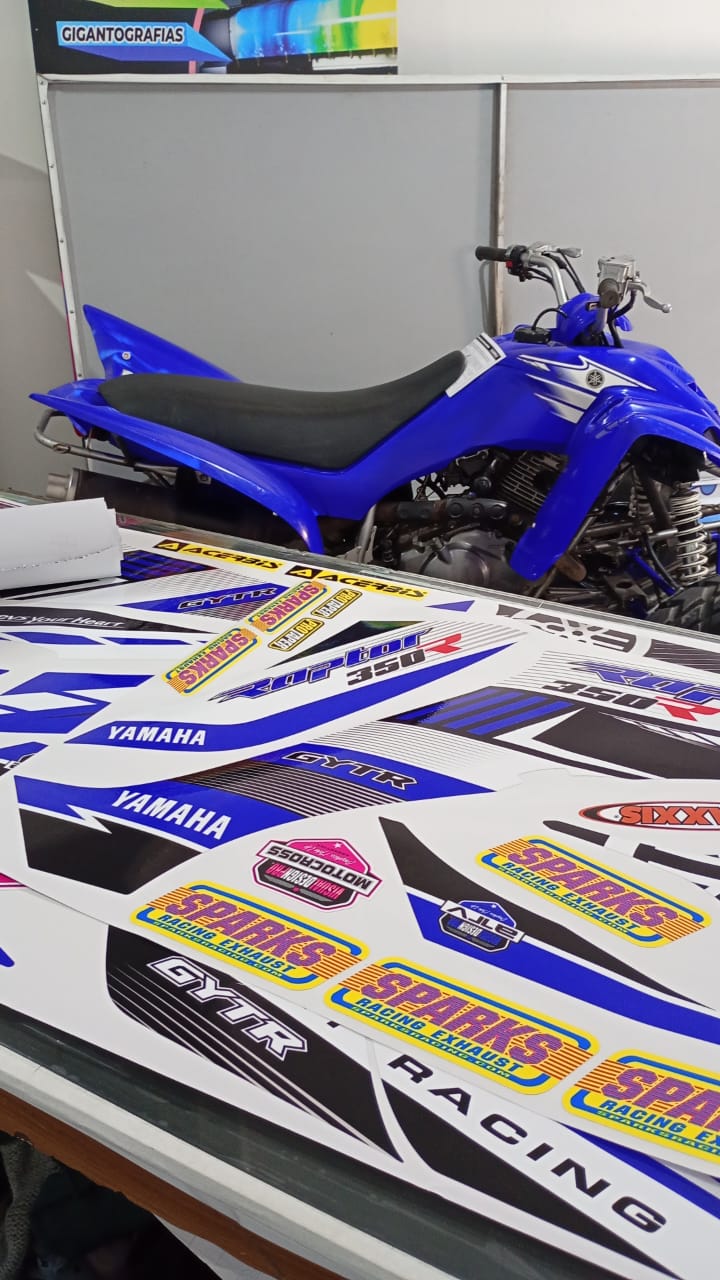 Diseño para Honda Raptor 350 en Cruce Castelar