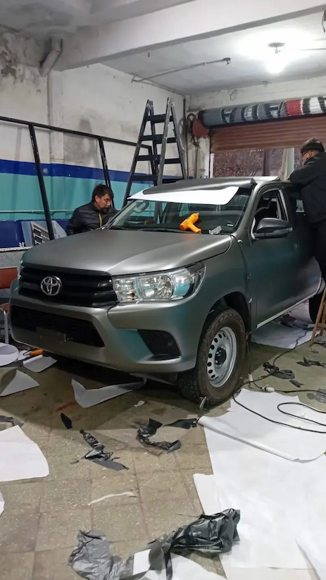 Trabajo gráfica 6 en San Miguel
